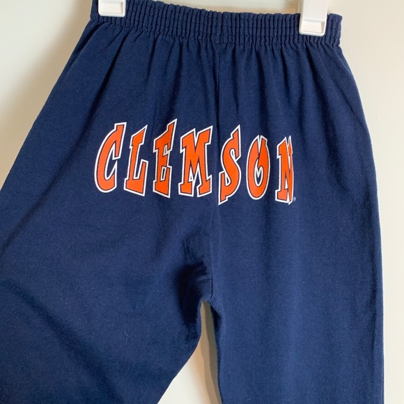 Clemson University Retro Vintage wide leg pants soffe - Picture 1 of 4